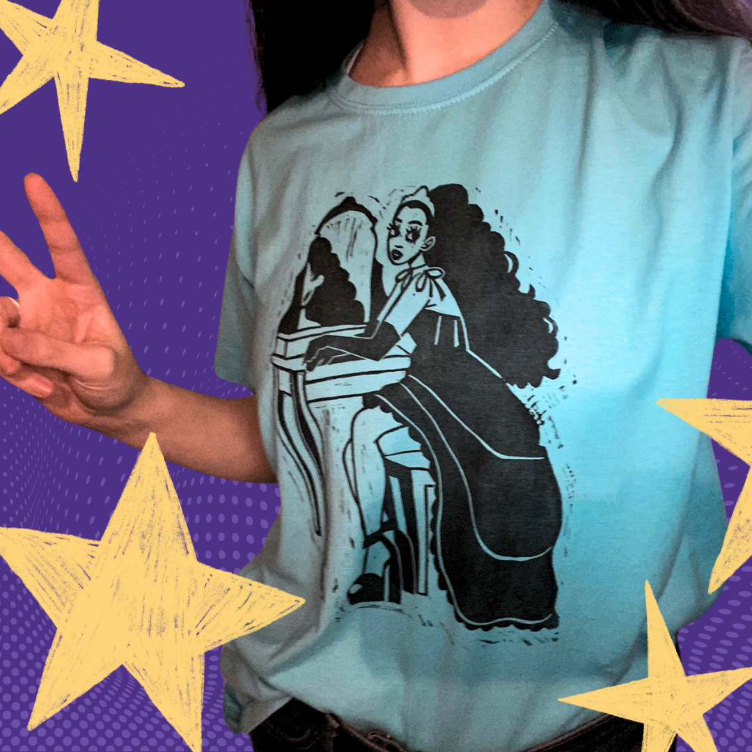 PRINCESS - lino t shirt