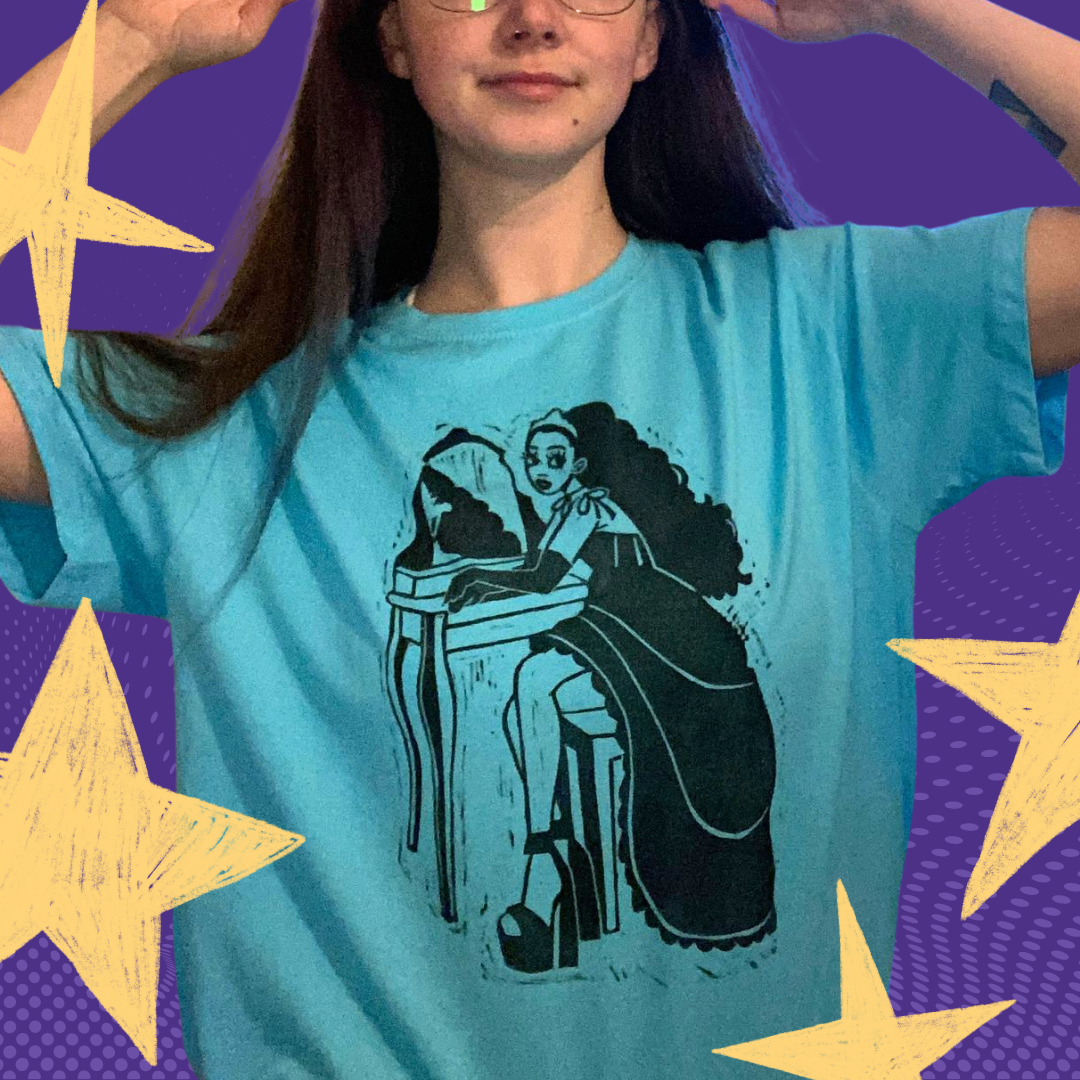 PRINCESS - lino t shirt