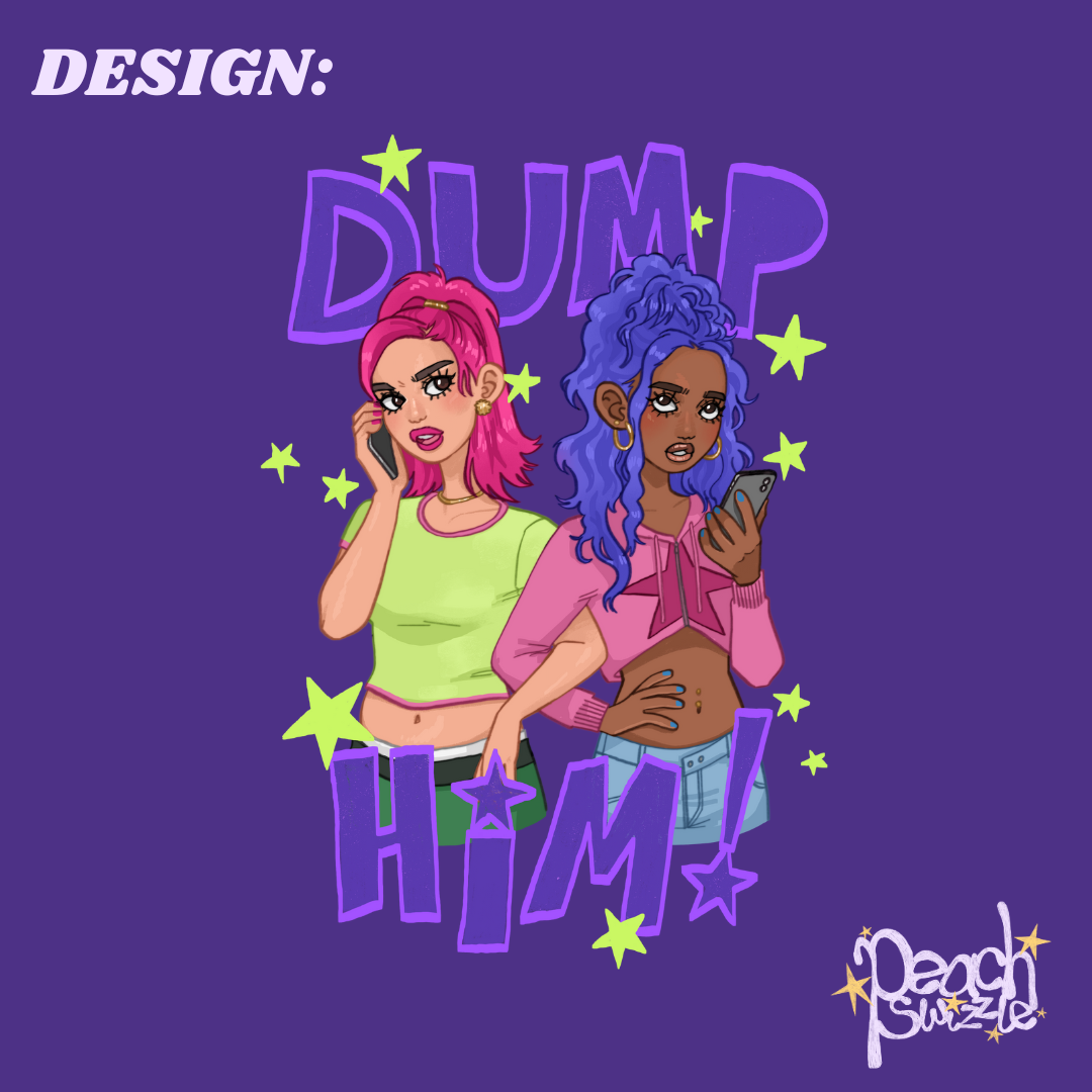 DUMP HIM - tote bag
