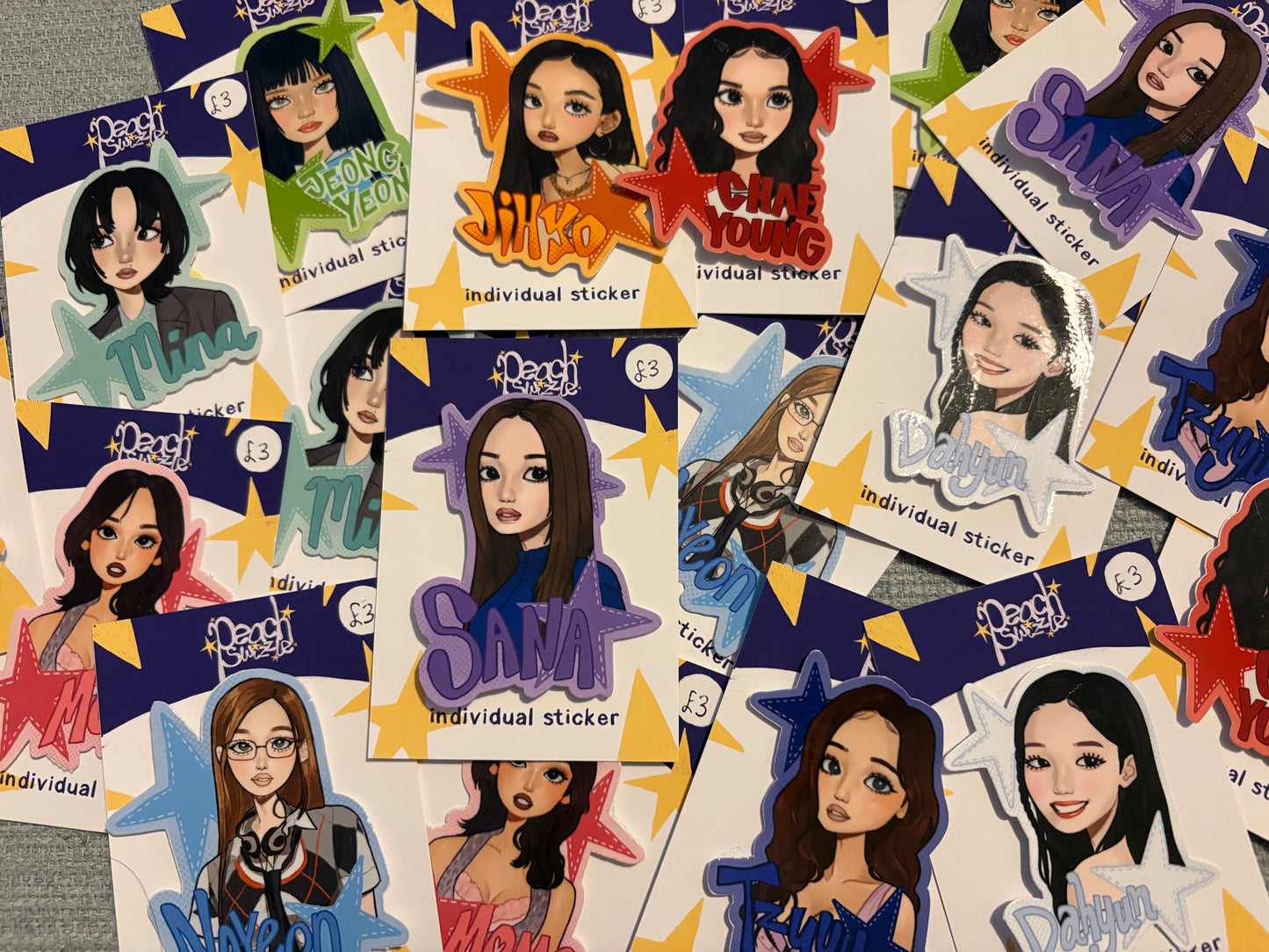 TWICE - member stickers