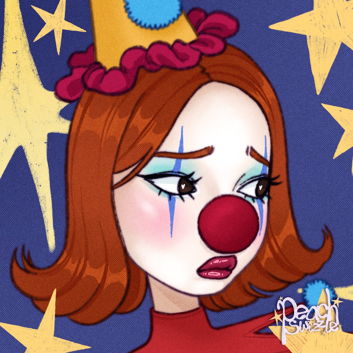 CLOWN GIRL -A4 or A5 print