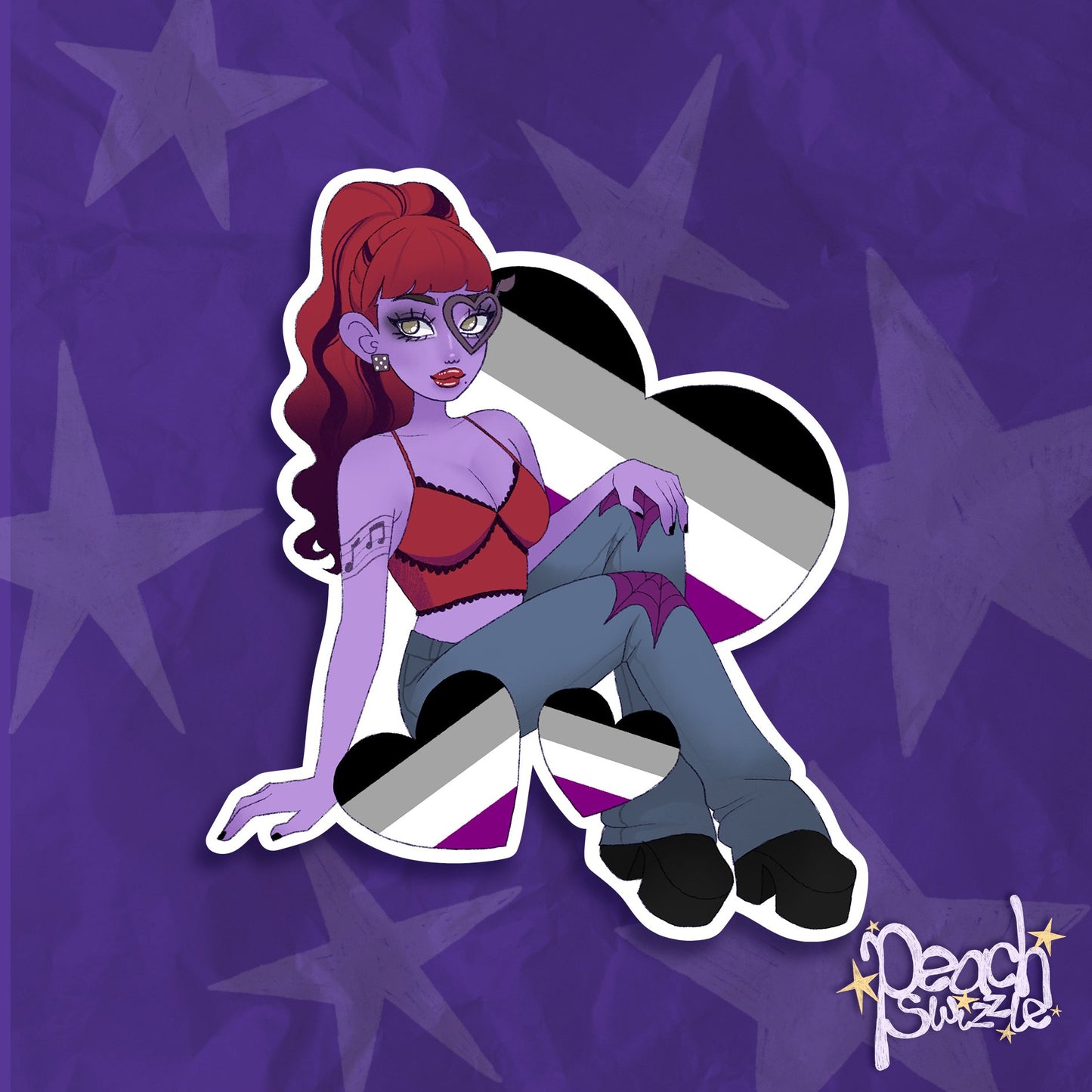 MONSTER PRIDE - sparkly holographic pride stickers