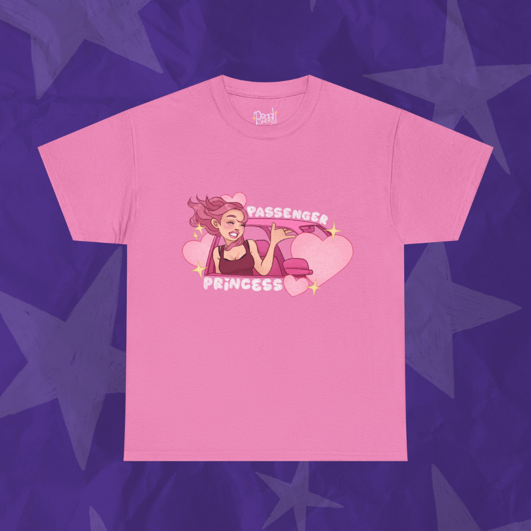 PASSENGER PRINCESS - Unisex Heavy Cotton Tee