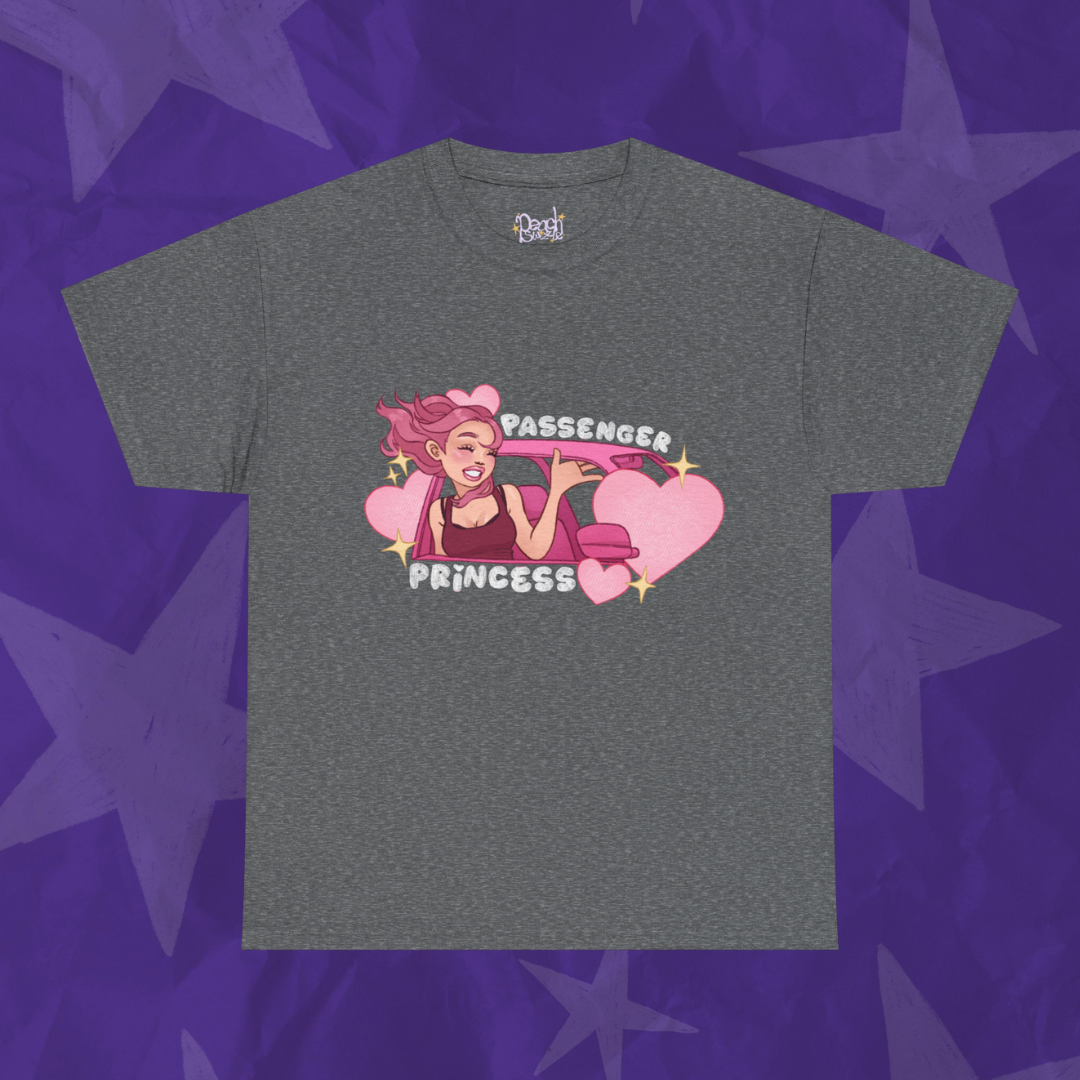 PASSENGER PRINCESS - Unisex Heavy Cotton Tee