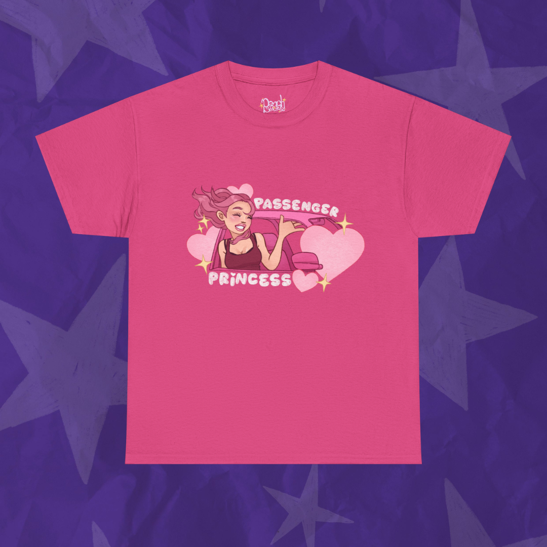 PASSENGER PRINCESS - Unisex Heavy Cotton Tee