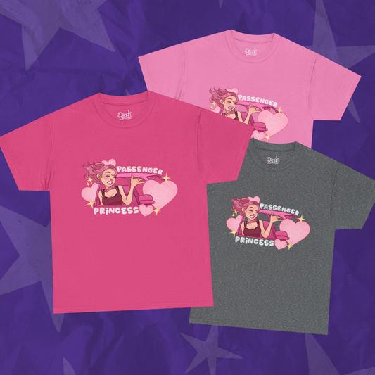PASSENGER PRINCESS - Unisex Heavy Cotton Tee