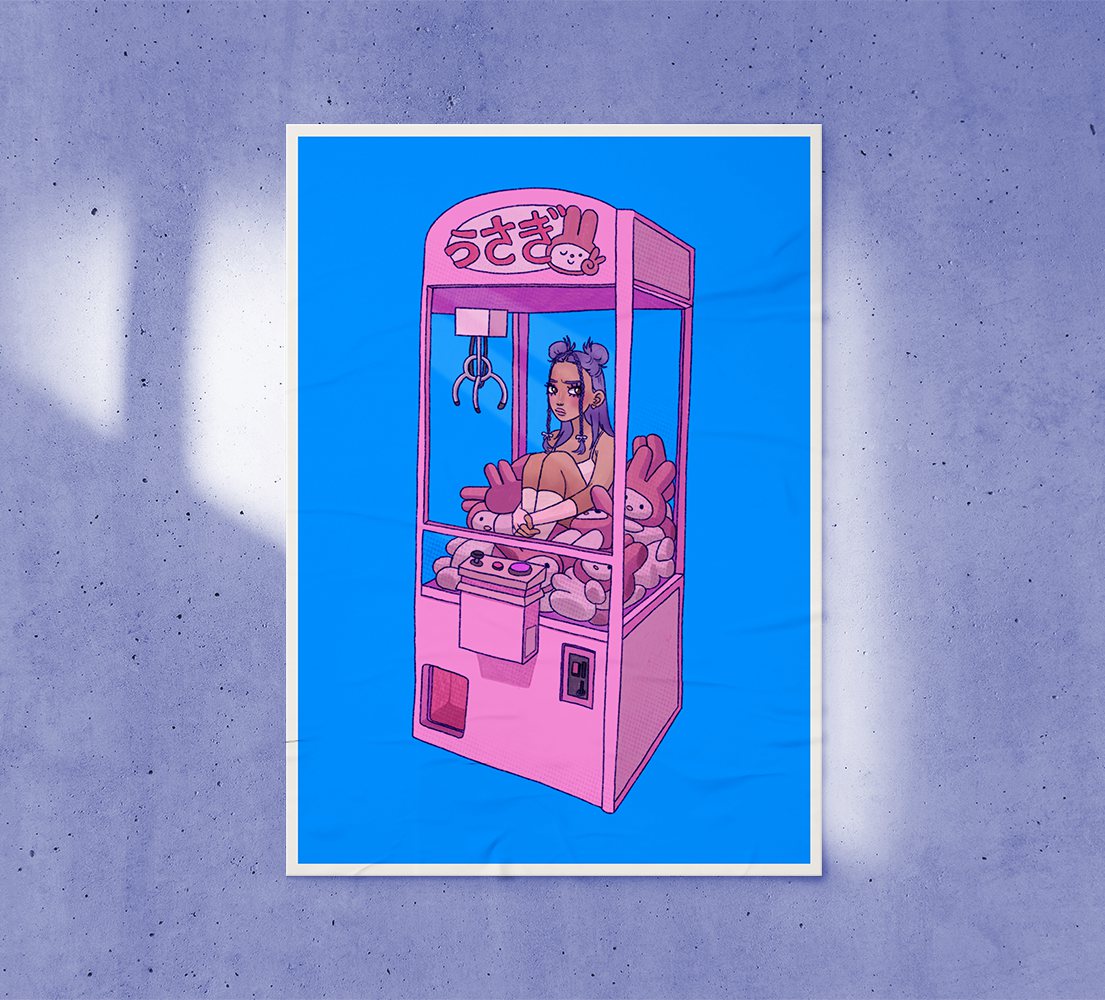 CRANE GAME - A4 or A5 print image 2