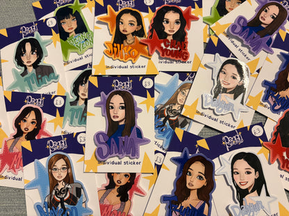 TWICE - member stickers
