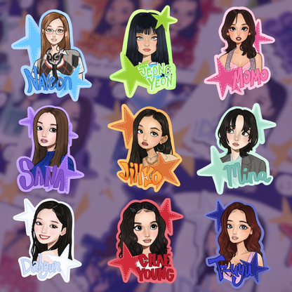 TWICE - member stickers