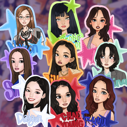 TWICE - member stickers