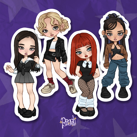 BP SOLOS - member stickers