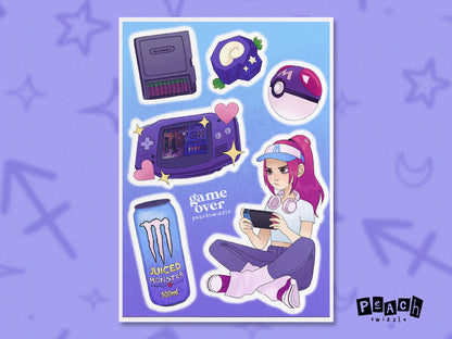 GAME OVER - sticker sheet image 0