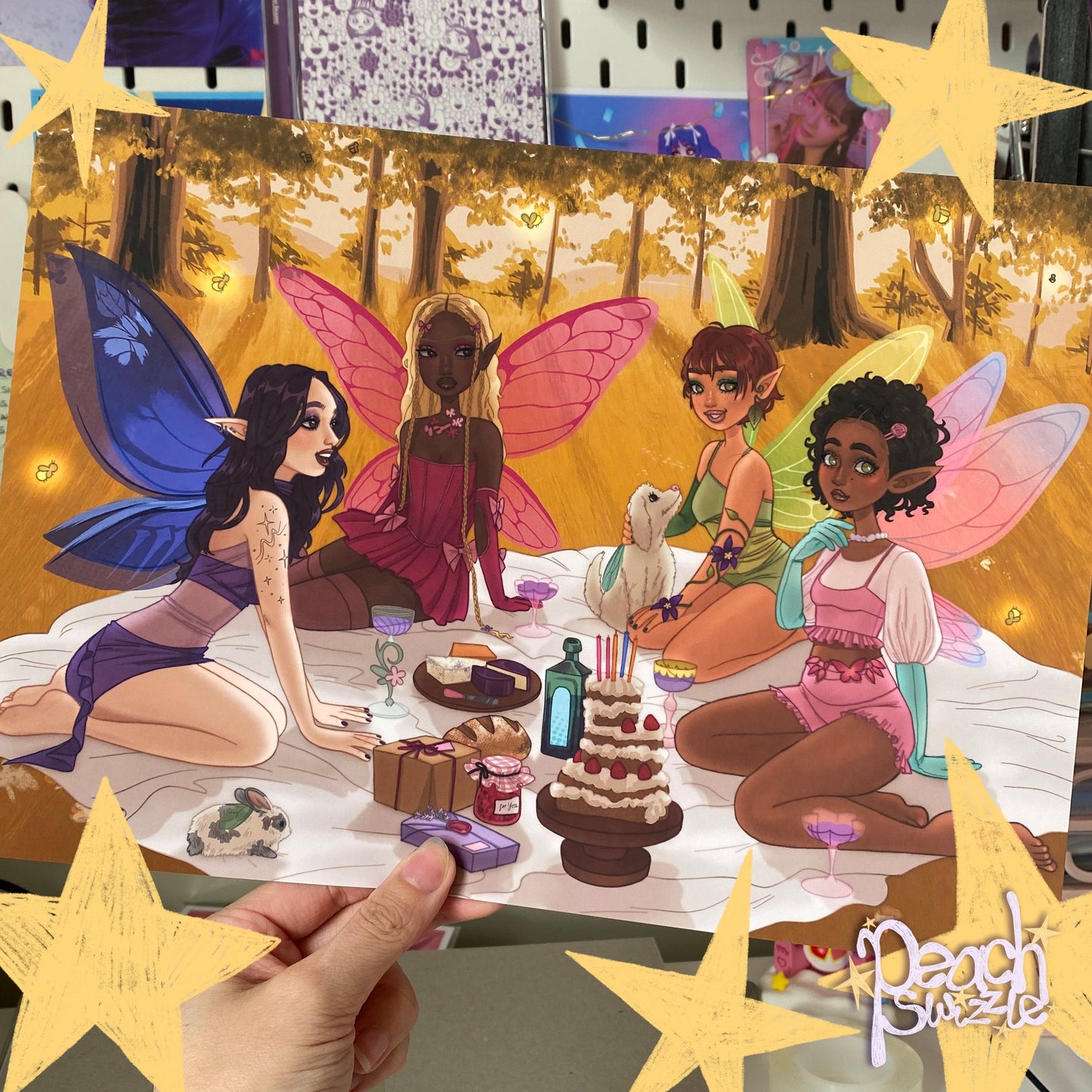 FAIRY PICNIC -A4 or A5 print