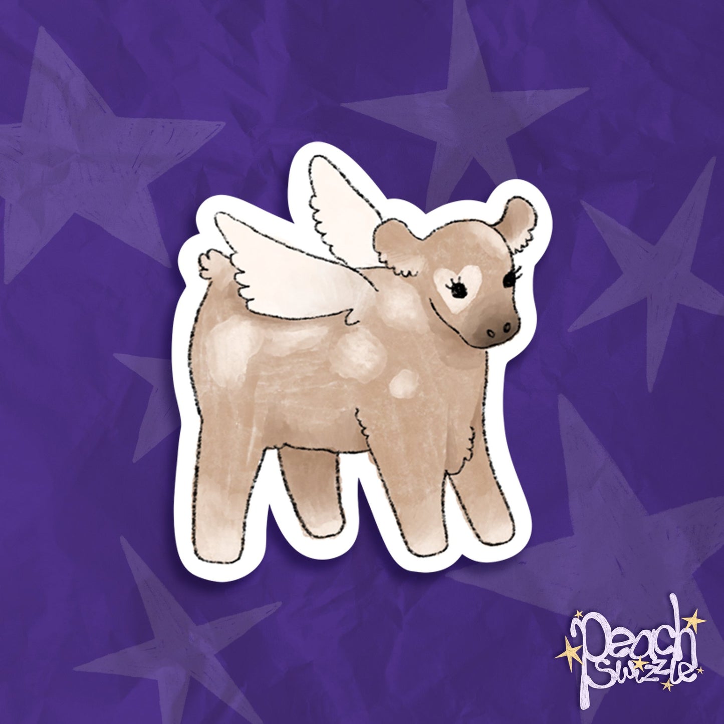 FURRY FAIRIES - 11 holographic animal stickers