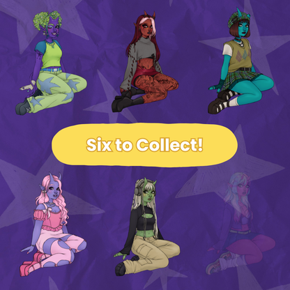 DEMON GIRLZ - Mystery Keychain Blind Bags