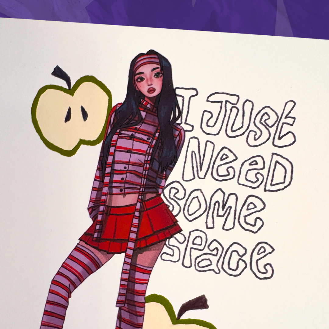 VIOLA - Yves A4 or A5 print