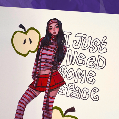 VIOLA - Yves A4 or A5 print