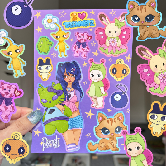 TRINKETS - sticker sheet