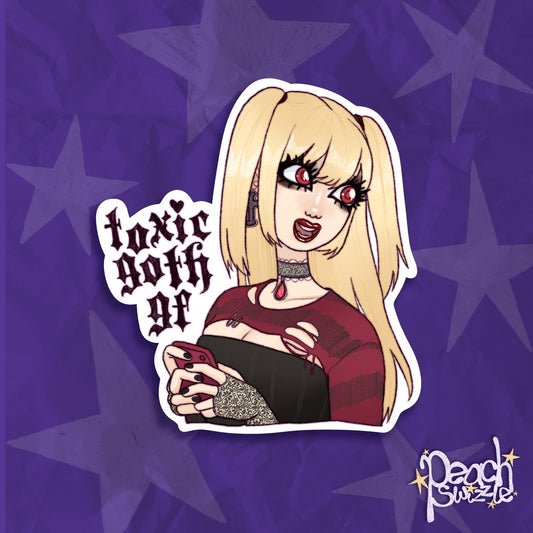 TOXIC GOTH GF MISA - glossy sticker